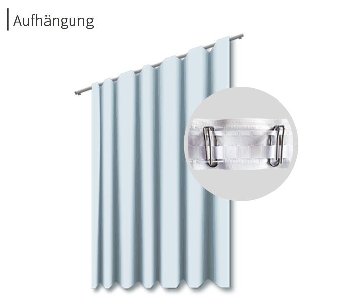 psssst Akustikvorhang 1.300g/m² | pastellblau