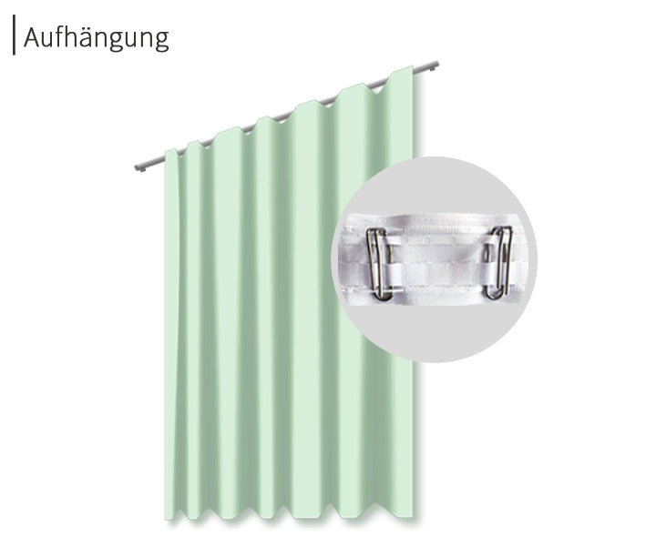 psssst Akustikvorhang 640g/m² | mintgrün
