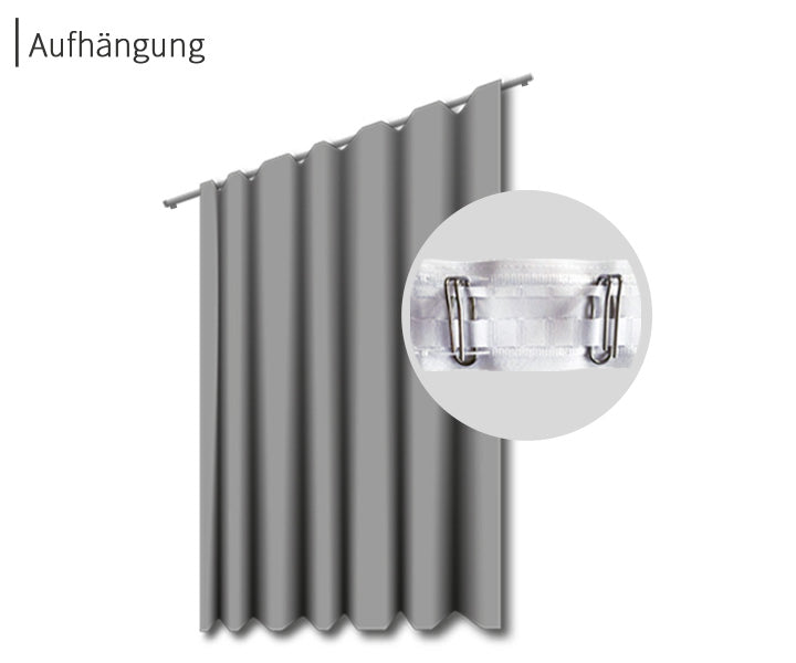 psssst Akustikvorhang 1.300g/m² | schiefergrau