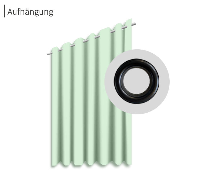 psssst Akustikvorhang 640g/m² | mintgrün