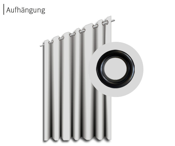 psssst Akustikvorhang 640g/m² | hellgrau
