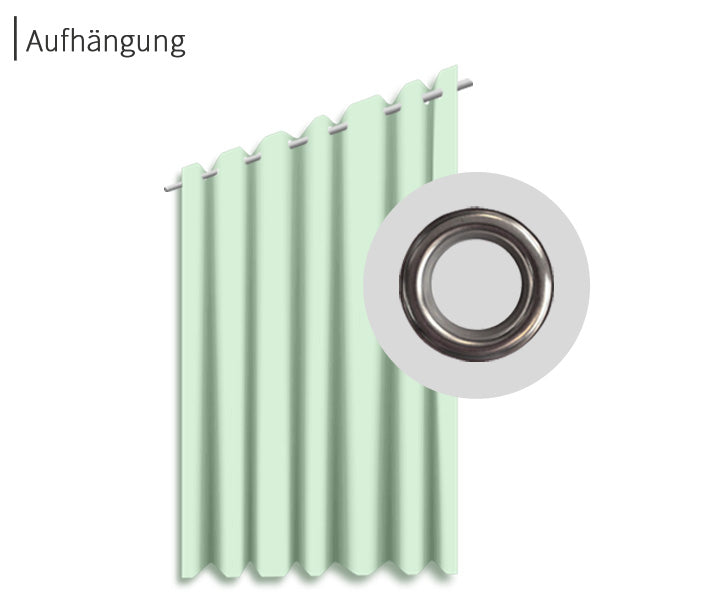 psssst Akustikvorhang 640g/m² | mintgrün