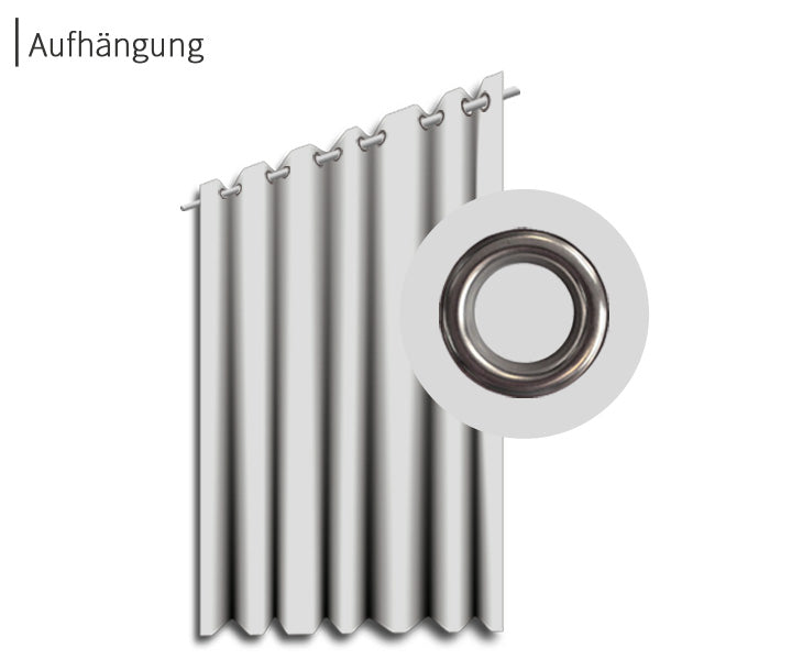 psssst Akustikvorhang 640g/m² | hellgrau