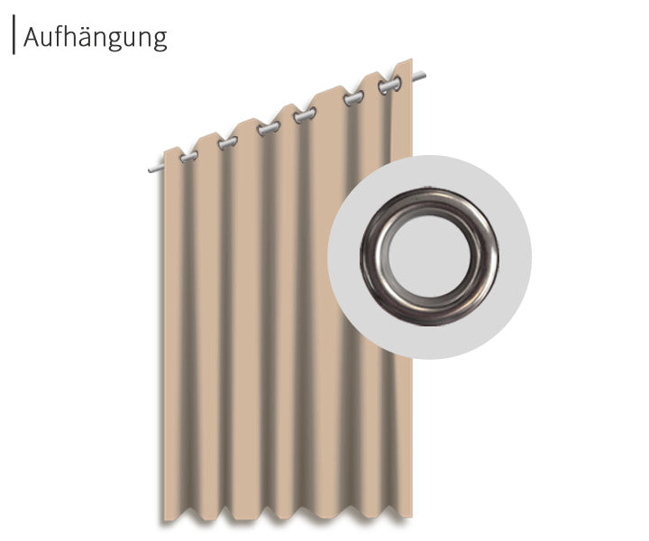 psssst Akustikvorhang 1.300g/m² | taupe