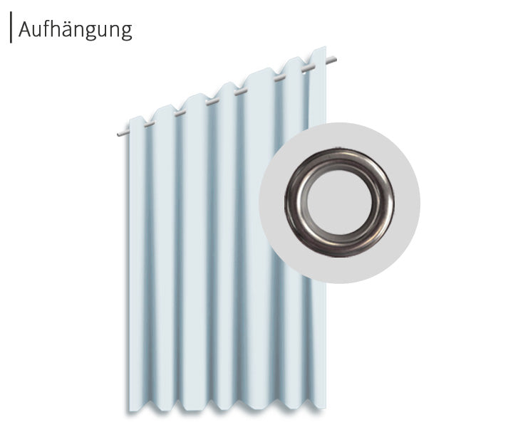 psssst Akustikvorhang 640g/m² | pastellblau