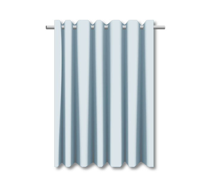 psssst Akustikvorhang 640g/m² | pastellblau