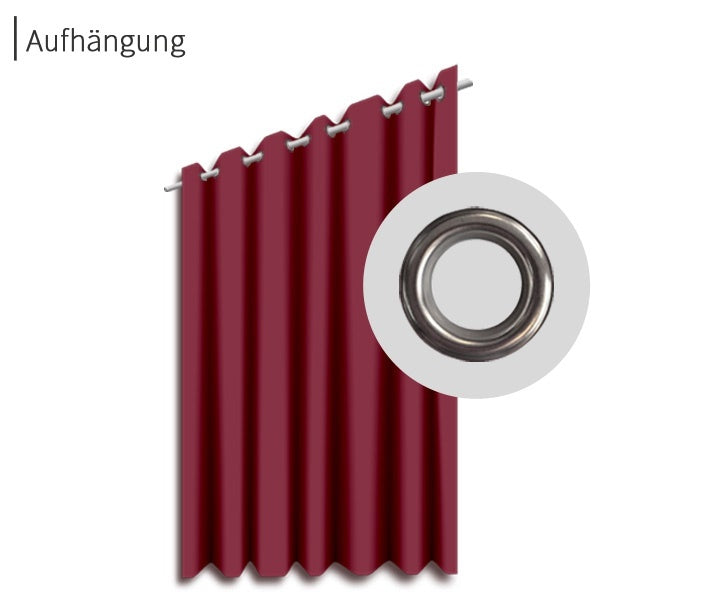 psssst Akustikvorhang 1.300g/m² | bordeaux