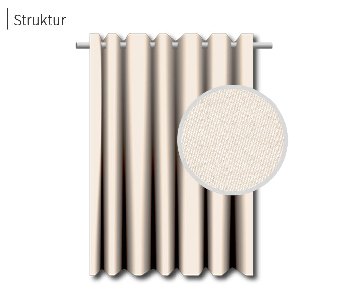 psssst Akustikvorhang 1.300g/m² | natur