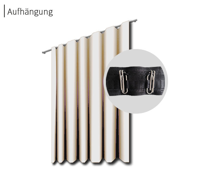 psssst Akustikvorhang 1.300g/m² | natur