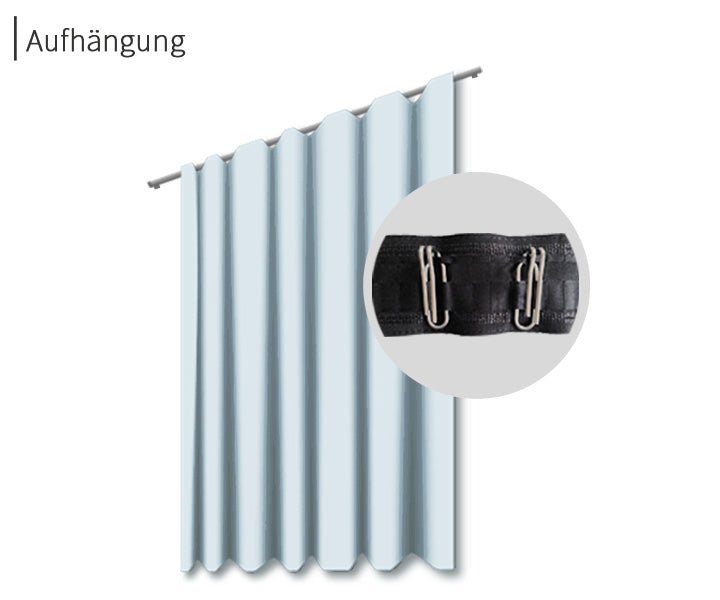 psssst Akustikvorhang 1.300g/m² | pastellblau