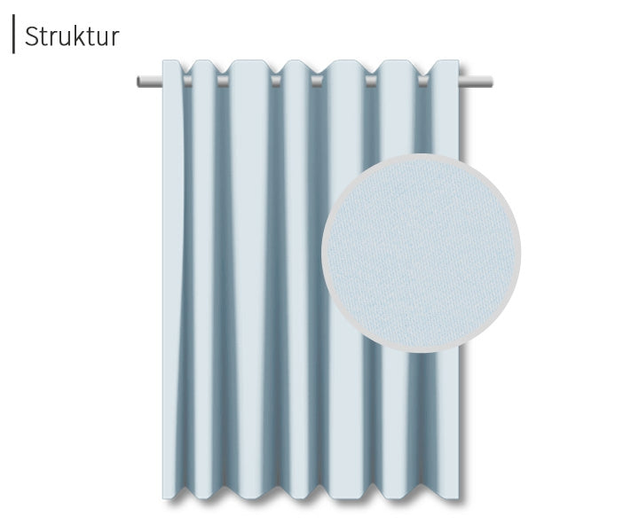 psssst Akustikvorhang 1.300g/m² | pastellblau