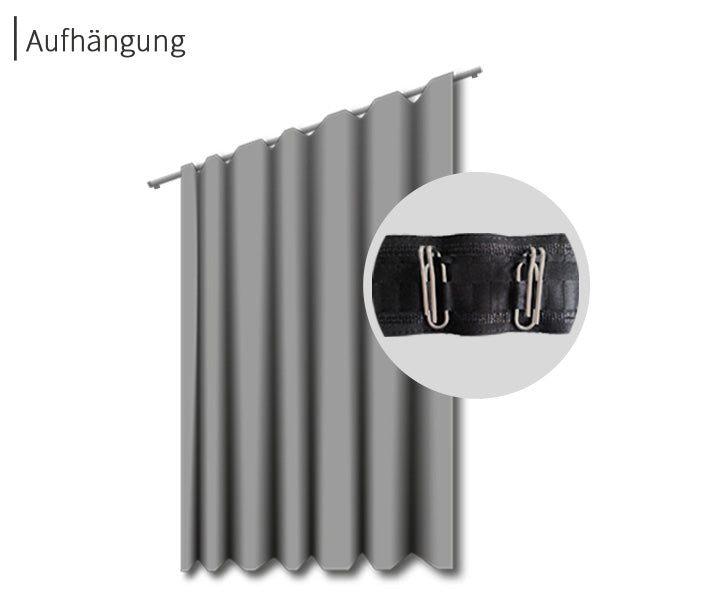 psssst Akustikvorhang 1.300g/m² | schiefergrau