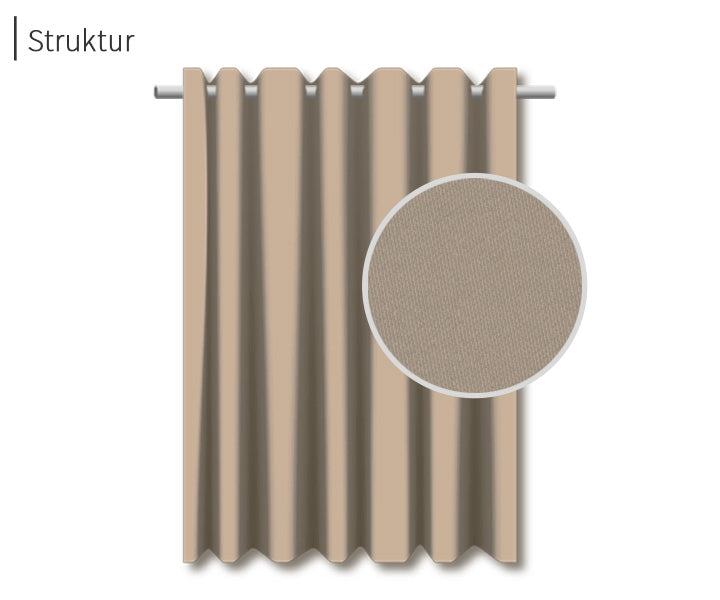 psssst Akustikvorhang 1.300g/m² | taupe