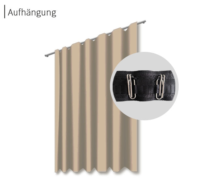 psssst Akustikvorhang 1.300g/m² | taupe