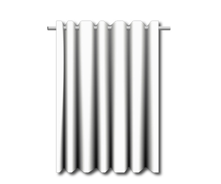 psssst Akustikvorhang 1.300g/m² | weiß