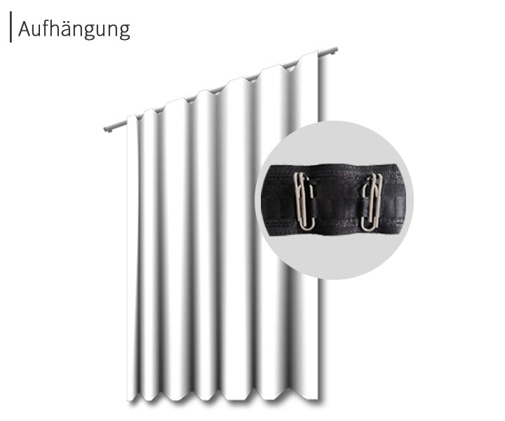psssst Akustikvorhang 1.300g/m² | weiß