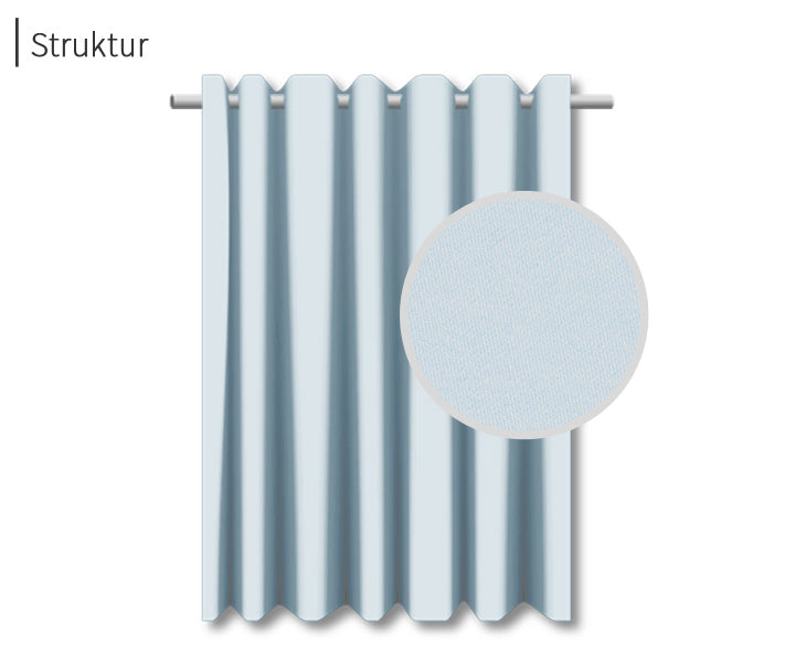 psssst Akustikvorhang 640g/m² | pastellblau
