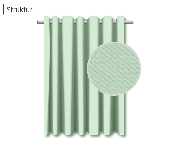 psssst Akustikvorhang 640g/m² | mintgrün