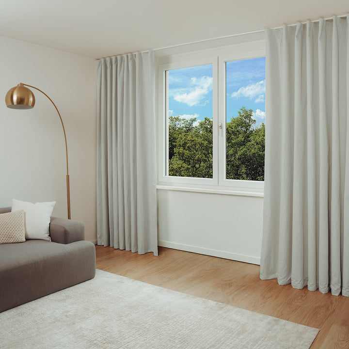 psssst Akustikvorhang 1.300g/m² | hellgrau