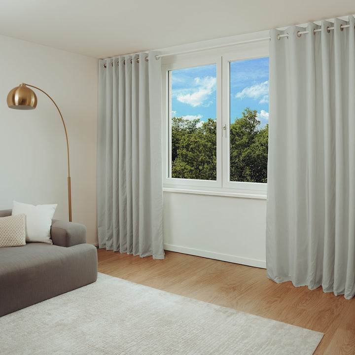 psssst Akustikvorhang 1.300g/m² | hellgrau
