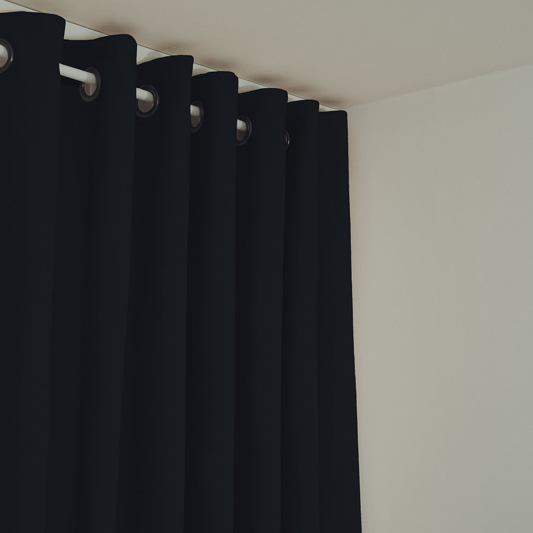 psssst Akustikvorhang 640g/m² | schwarz