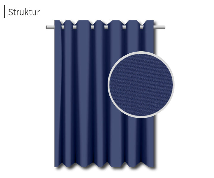 psssst Akustikvorhang 640g/m² | royalblau