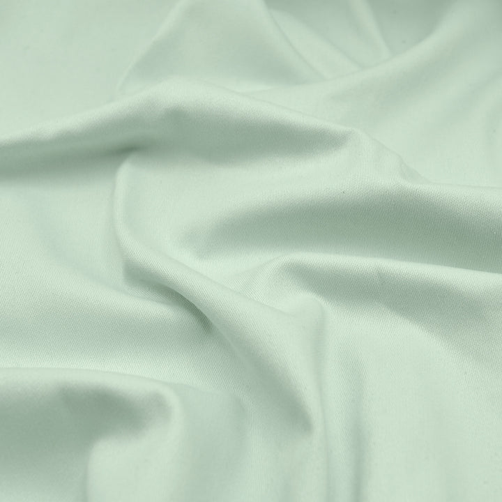 Akustikvorhang psssst 1.300g/m² mintgrün – Stoff-Nahaufnahme schalldämmend