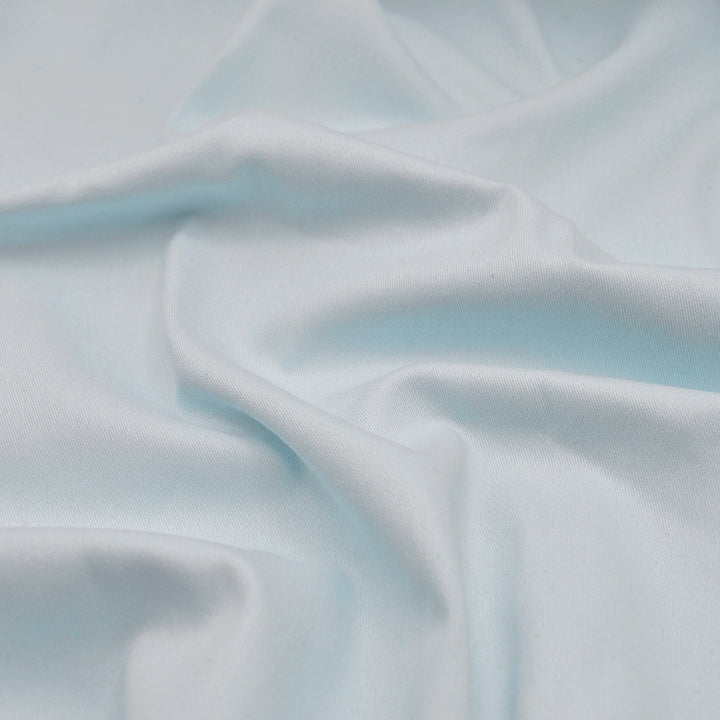 Akustikvorhang psssst 1.300g/m² pastellblau – Stoff-Nahaufnahme schalldämmend